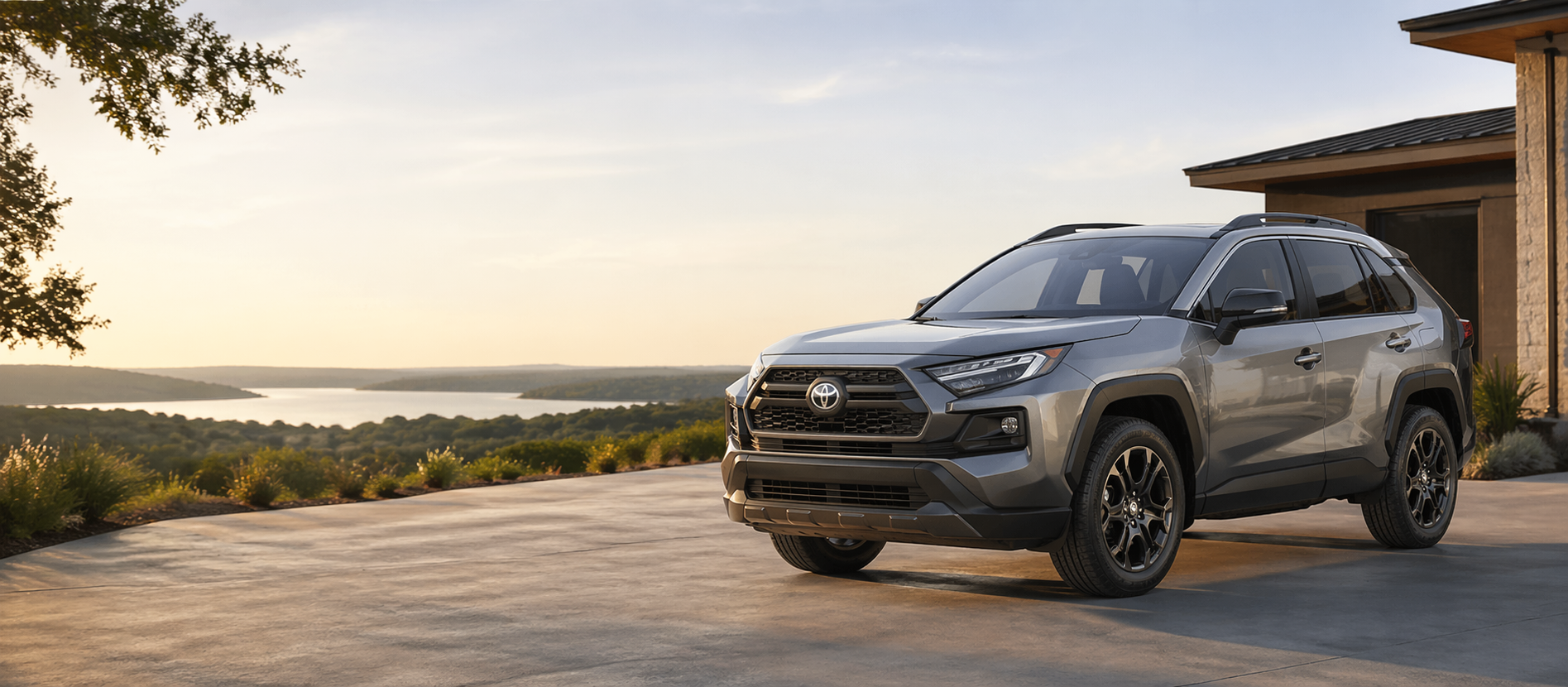 2026 Toyota RAV4 shown in a Texas-style setting